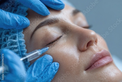 Rejuran skin booster procedure in progress