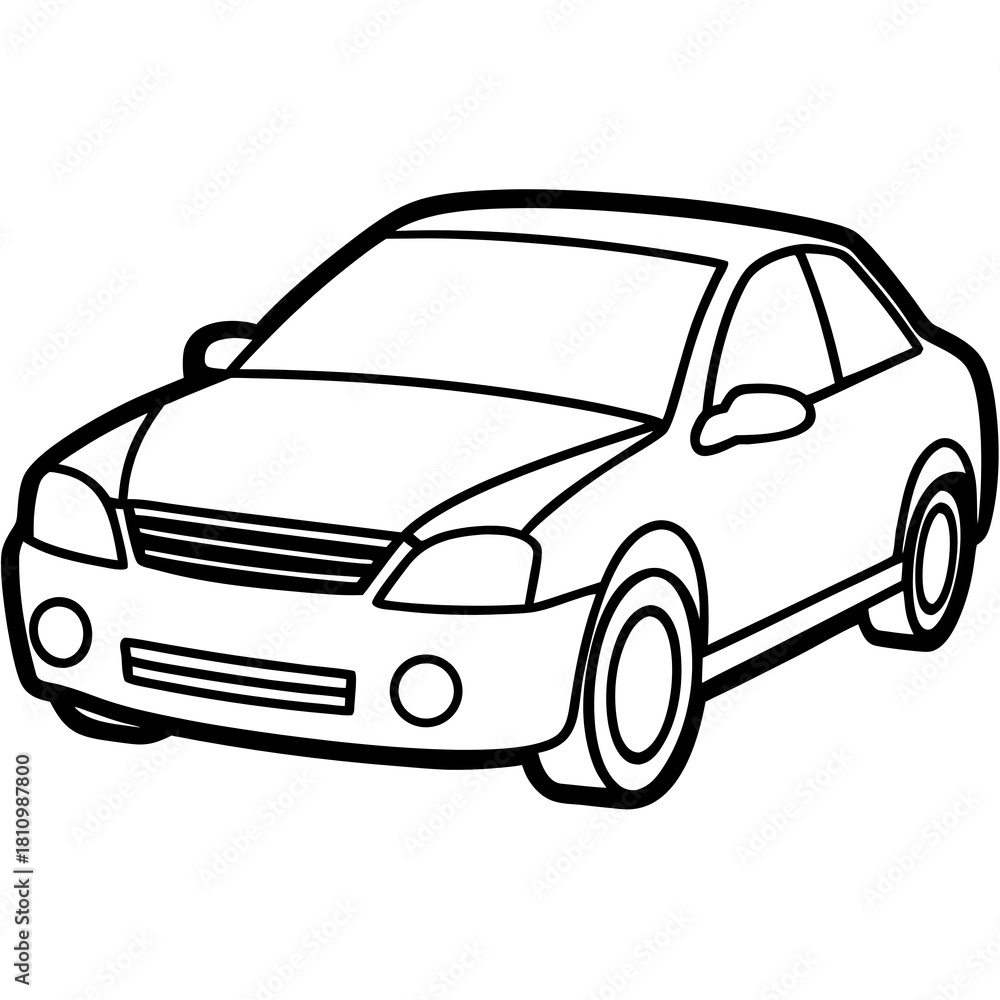 Fototapeta premium car vector illustration