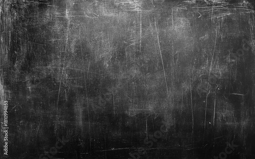 Chalkboard, deleted chalk texture, background. Empty black chalk board texture. Mockup background