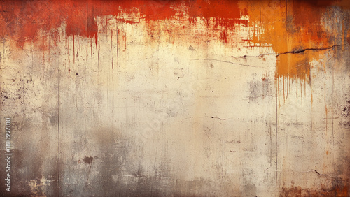 Texture of old rustic wall covered with stucco