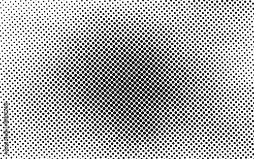 Abstract halftone gradient dot pattern graphic overlay. Versatile texture element with Transparent Background, PNG format for web