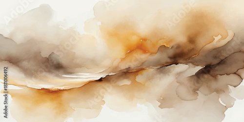 Abstract white smoke on black background like a cloud of steam in the air