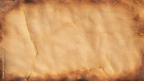 Old paper background. Brown old paper texture. Parchment paper background in vector.