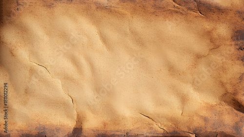 Old paper background. Brown old paper texture. Parchment paper background in vector.