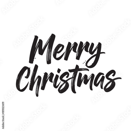 Merry christmas lettering for christmas time
