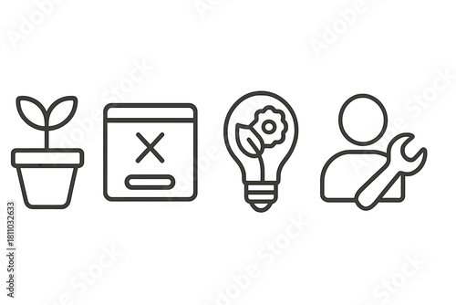 Business growth, system error, sustainable energy, and technical support services