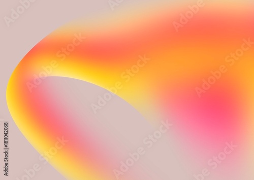 Abstract fluid wave background with dynamic layered gradient shapes