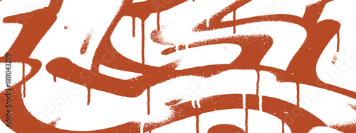 Abstract graffiti art with dripping paint urban street style design element background