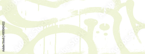 Abstract graffiti background with light green paint drips a modern and artistic design element for creative projects