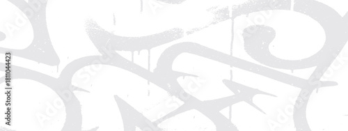 Abstract graffiti background with light gray paint urban art design element perfect for street style and modern designs