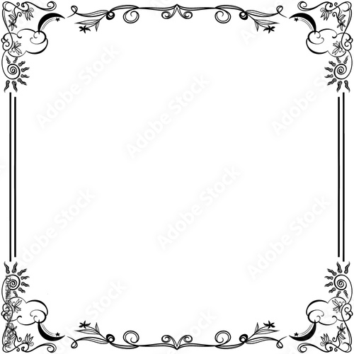 Vintage Flowers frame 