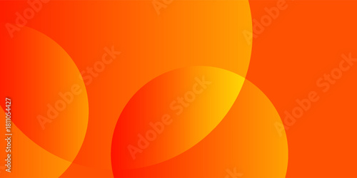 Abstract modern orange background with circles. eps10