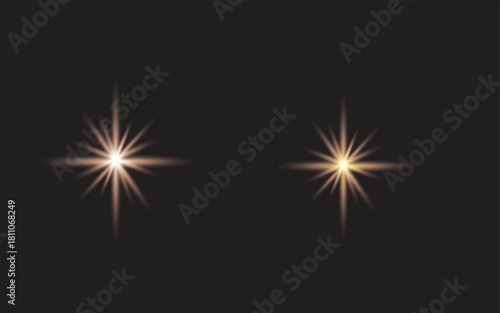 vector illustration of a sparkler