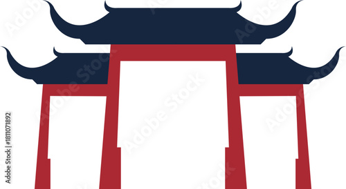 Traditional Chinese Gate 