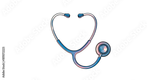 stethoscope isolated on white background