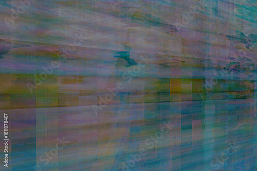 Screen TV Glitch Error - Signal Disturbance Broken Monitor, VHS static noise glitch overlay