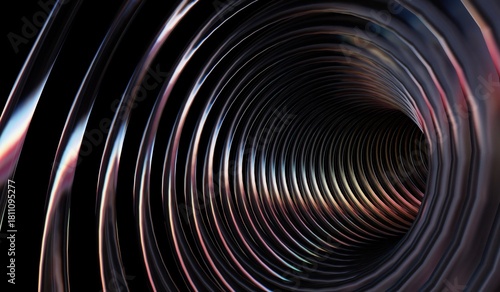 Neon light holographic gradient, abstract crystal pattern, maroon red caustic effect, glass chromatic cube block shapes render, 3D illustration showing black 3D background.