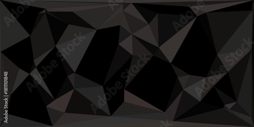 Black abstract background. Elegant dark diagonal shape elements. Modern luxury grey gradient graphic design.