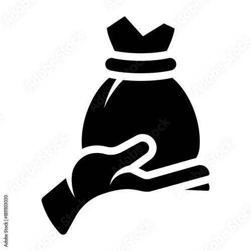 business revenue glyph icon