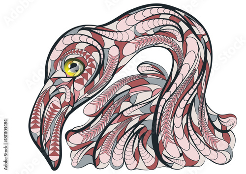 ethnic flamingo