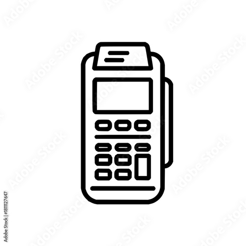 Payment terminal pos device credit card machine point of sale system transaction business banking finance checkout 100