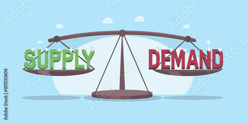 Balancing supply and demand an illustration of economic equilibrium