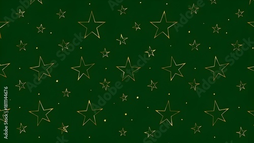 초록 노란 별패턴 키Green yellow star pattern key