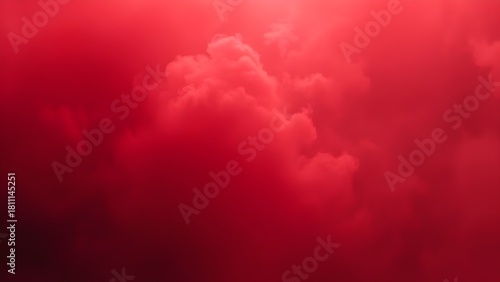 레드컬러 연기 스모그 그라데이션 라이트 Red color smoke smog gradation light