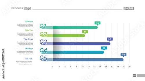 Information graphic chart slide template