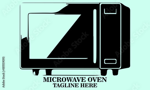 Microwave oven icon. National Microwave Oven Day vector, illustration and Microwave oven logo art
