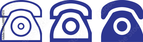 telephone icon, retro telephone symbol, vintage telephone graphic design, line art telephone illustration