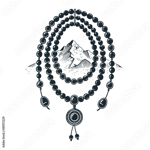 Tibetan Japa Mala Beads 