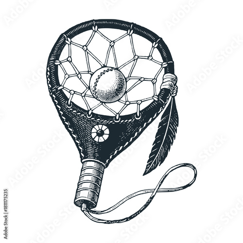 Leather Ball Catcher toy