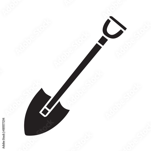 shovel vector illustration