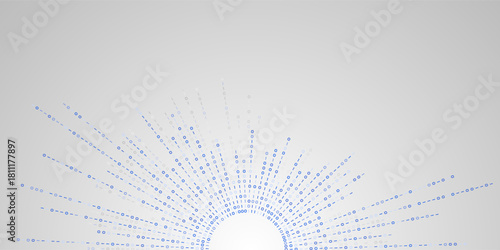 Corporate Tech Background. White Grey Minimalist Abstract background for presentations, websites, designs related to AI, machine learning, big data, innovation. Copy space
