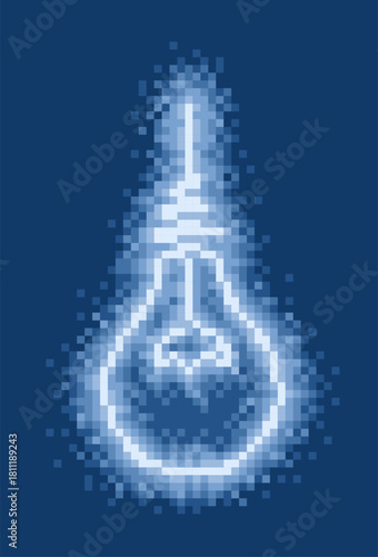 The luminous pixel incandescent lamp.