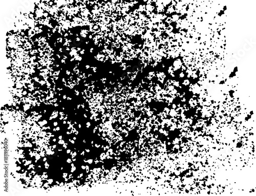 Distressed overlay texture with grunge dust and grain effect on a white background. Perfect for adding a vintage, worn, or aged look to posters, photos, and graphic design projects.