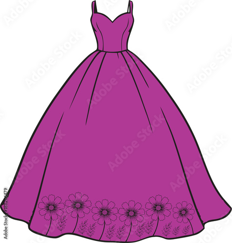 pink princess dress
