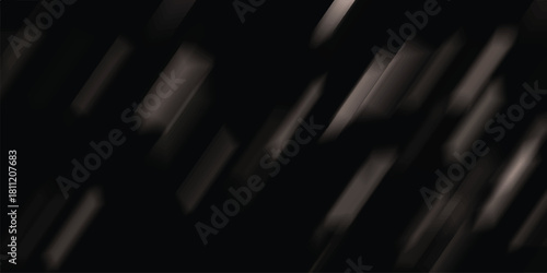 Dark abstract background with blurred streaks of light and shadow in a diagonal motion, suggesting speed, movement, or a digital glitch effect