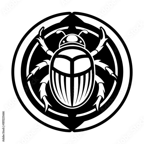 Filled style icon showing a beetle symbol