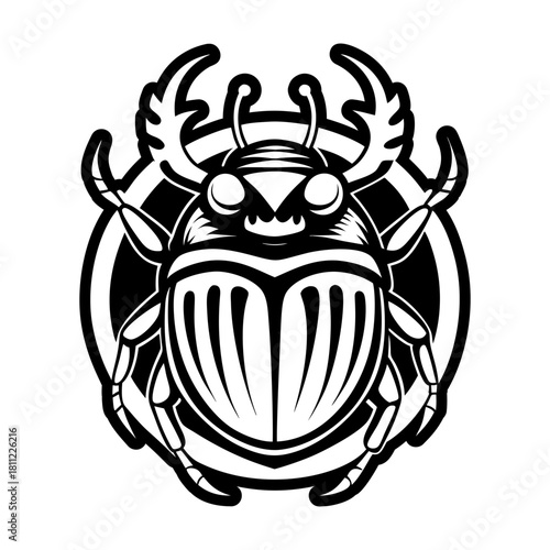 A filled style icon showing a bug logo