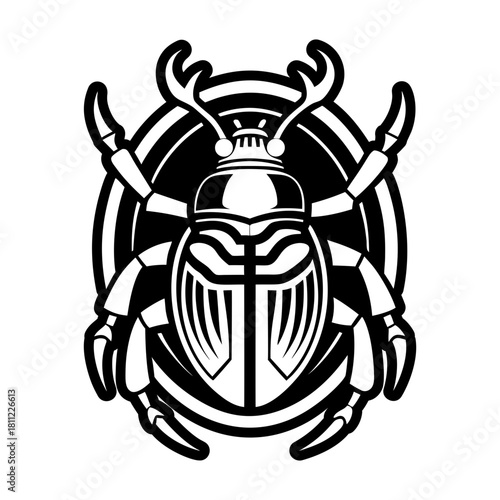 A filled style icon showing a bug logo