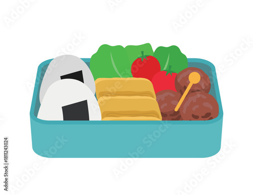 お弁当　イラスト