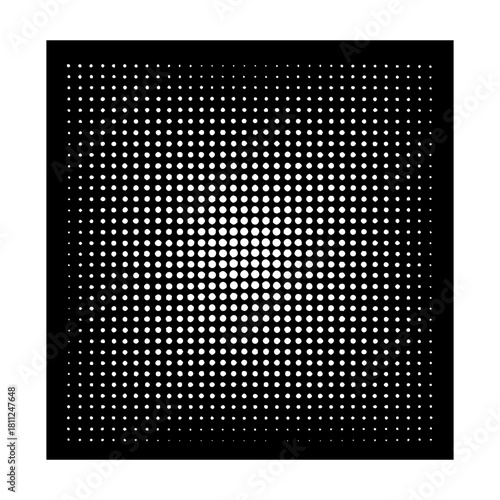 Black and white halftone pattern background vector illustration for graphic design and print material use