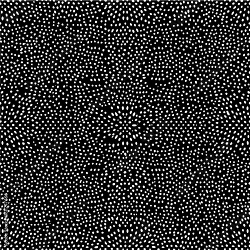 Black and white abstract pattern with dots seamless vector background for design and textile printing is here