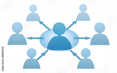 Set of business network icon. Work networking symbol, social networks, people and diagram. Communication friends partners signs, business network, consisting of multiple users. Vector. High quality