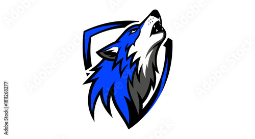 vector image of a wolf