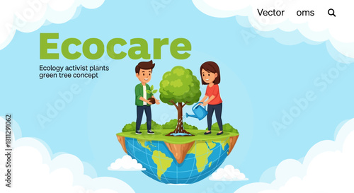 Ecocare Empowering Environmental Conservation through Green Tree Planting and Sustainable Practices