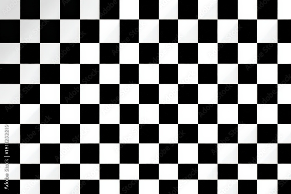 Fototapeta premium Classic black and white checkerboard pattern background design