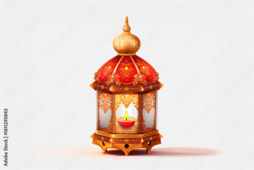 Obraz premium Lantern lamp spirituality architecture.